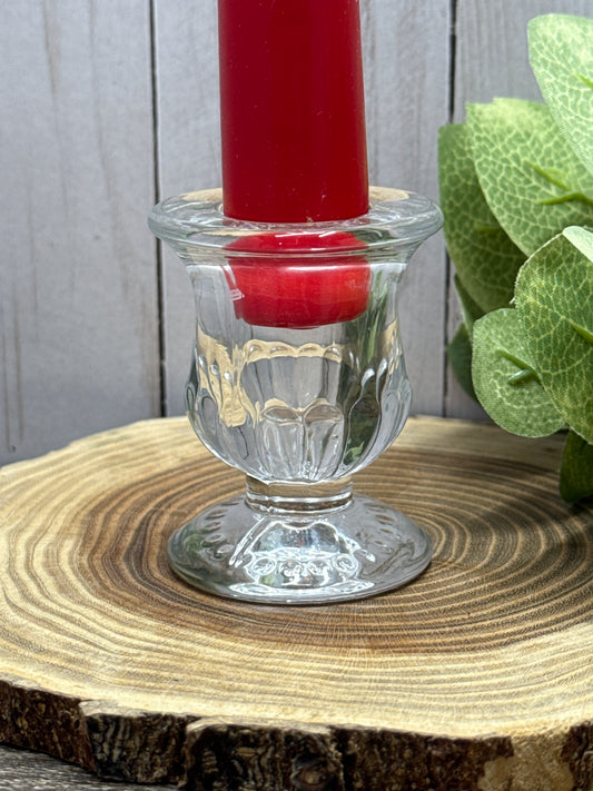 Glass Candle Holder
