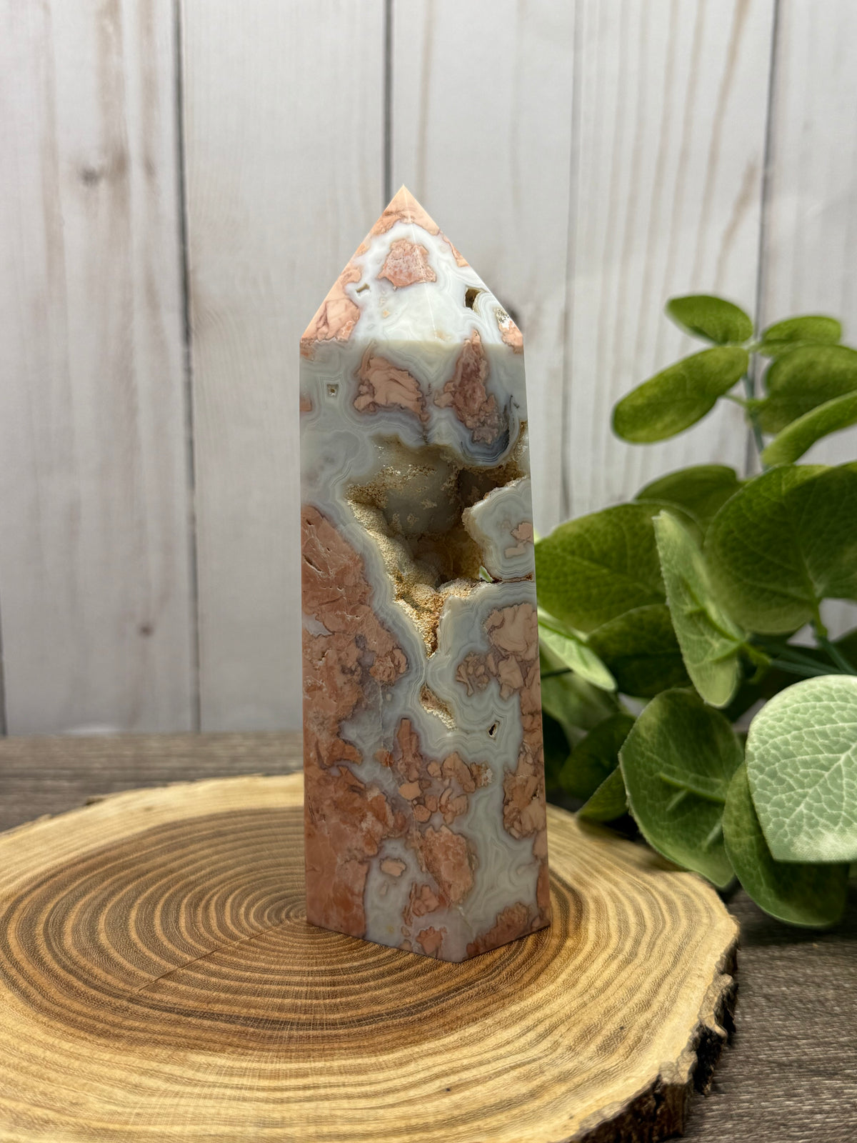 Pink Agate Towers - Statement Pieces