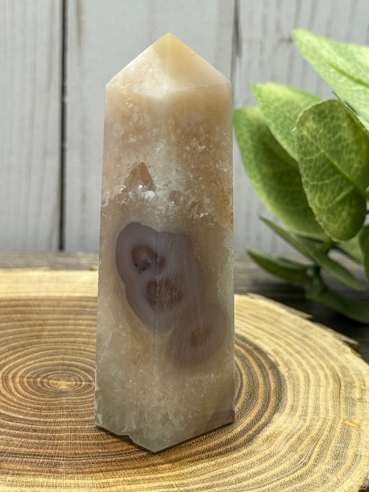 Flower Agate & Presulite Towers
