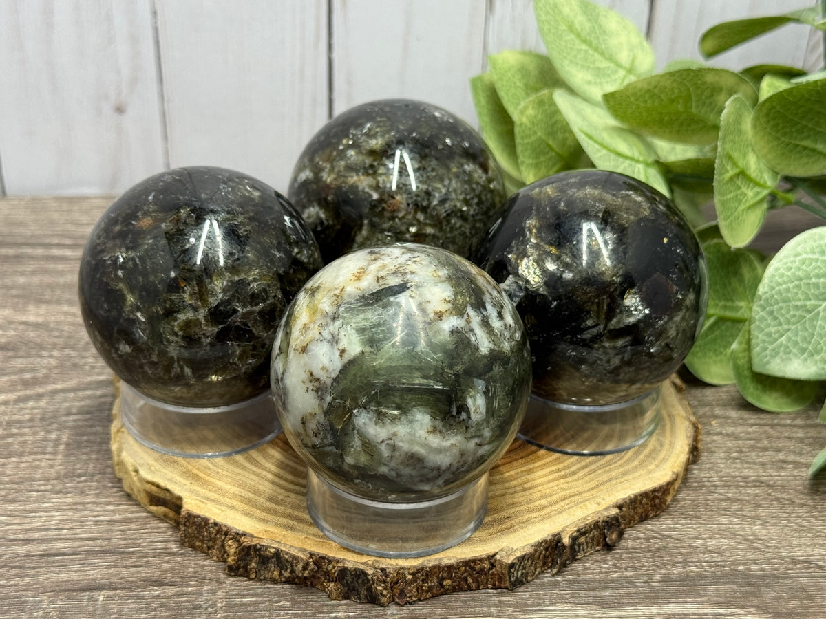 Green Mica Sphere
