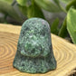Crystal Ghost Carving Holding A Heart
