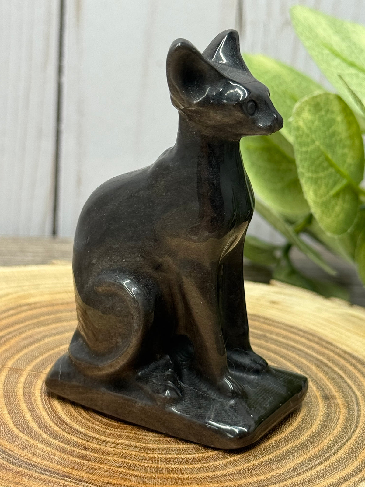 Bast (Bastet) Sphinx Cat Carvings