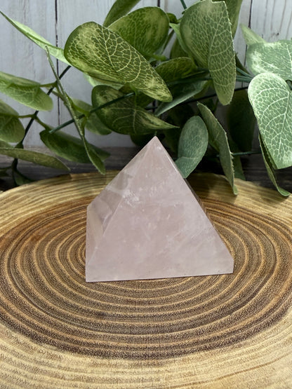 Rose Quartz Pyramid