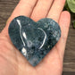Moss Agate Hearts