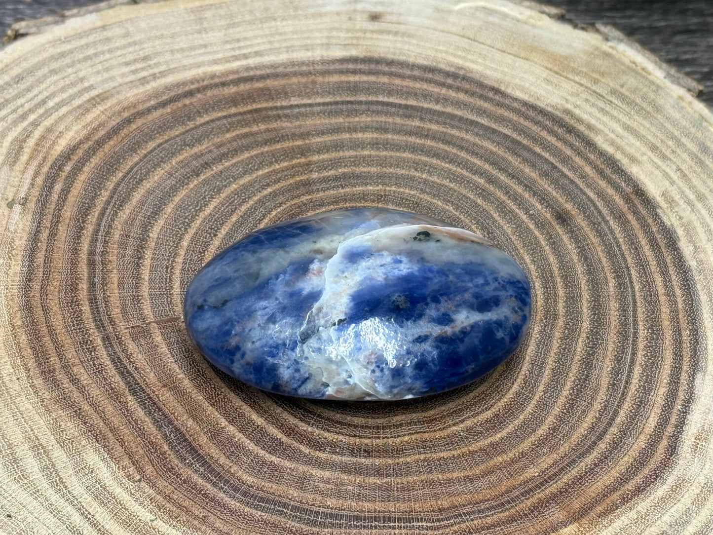 Sodalite Palm Stones