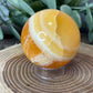 Orange Calcite Spheres