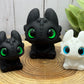 Toothless & Light Fury Dragon Carvings