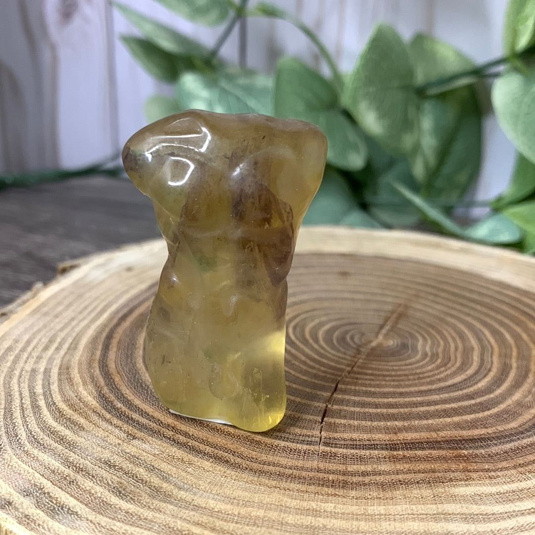 Male Body Crystal Carvings - Fluorite - Medium