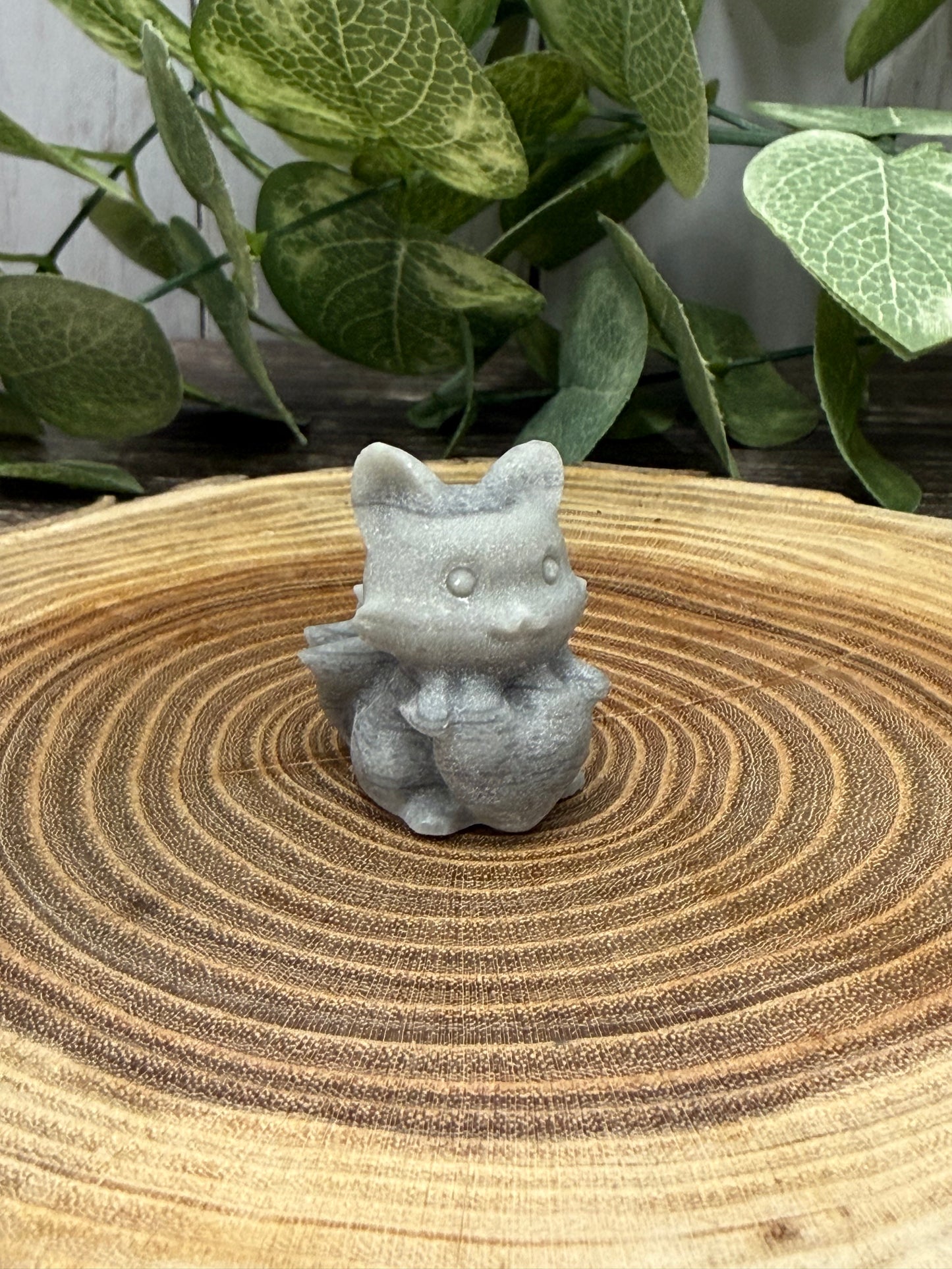 Small Nine Tailed Fox Carvings