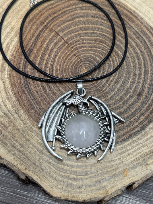 Dragon Round Pendant (Large)