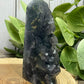 Fluorite & Pyrite Towers with Raw Edge