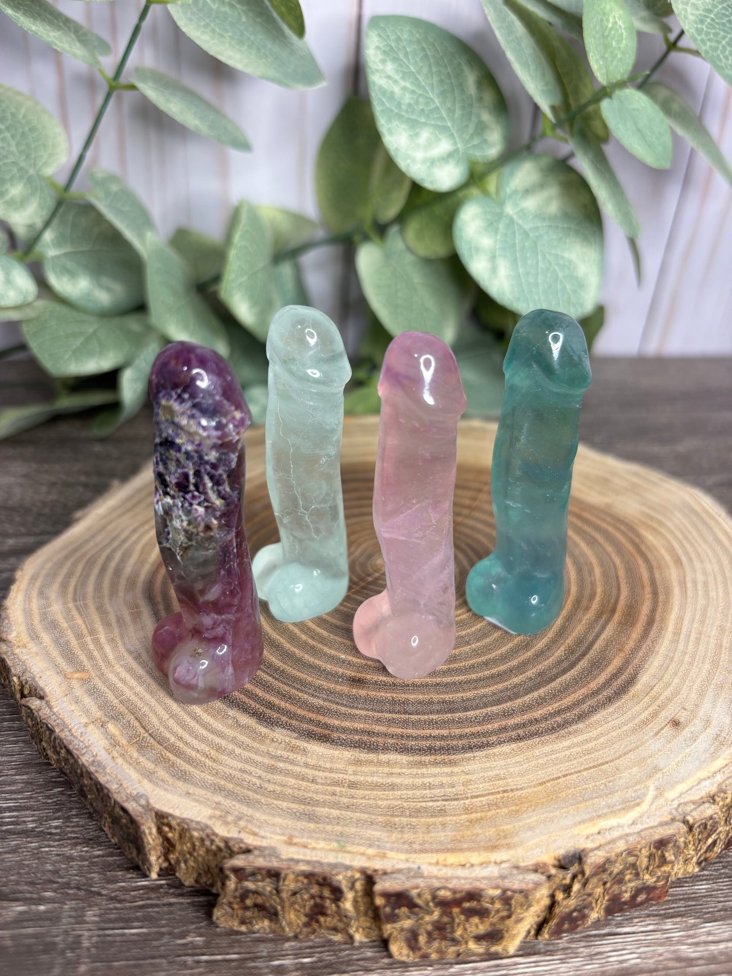 Fluorite Penis Carving