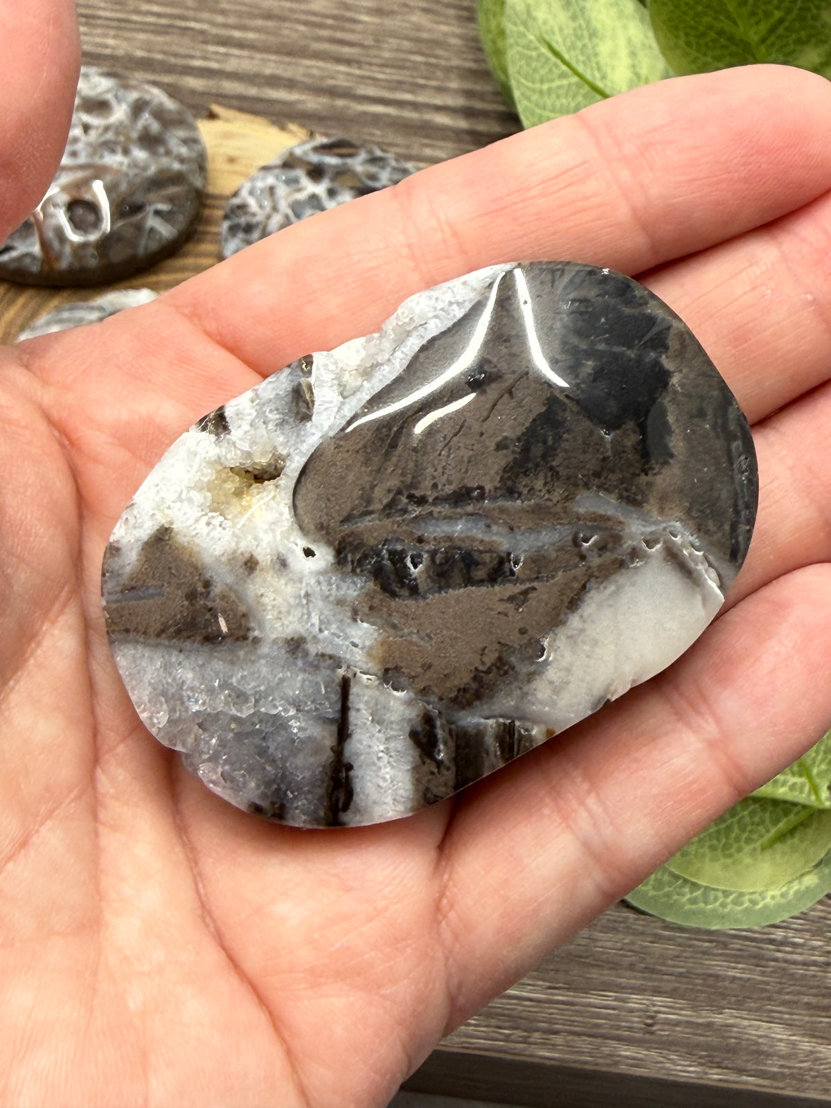 Sphalerite Palm Stones