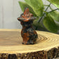 Crystal Cats with Hats Carvings