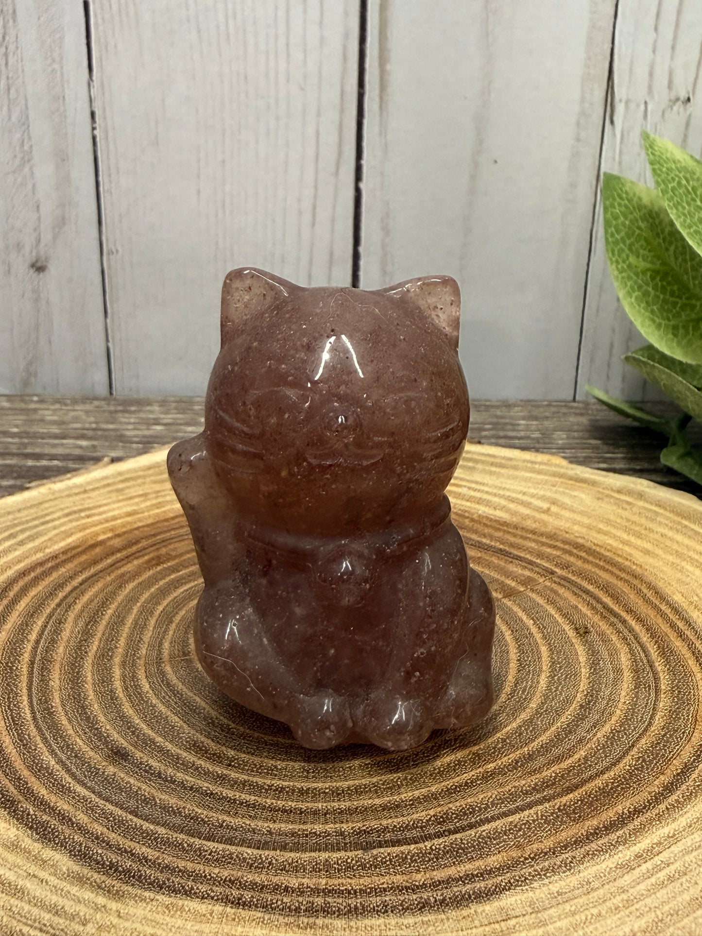 Lucky Cat Carvings
