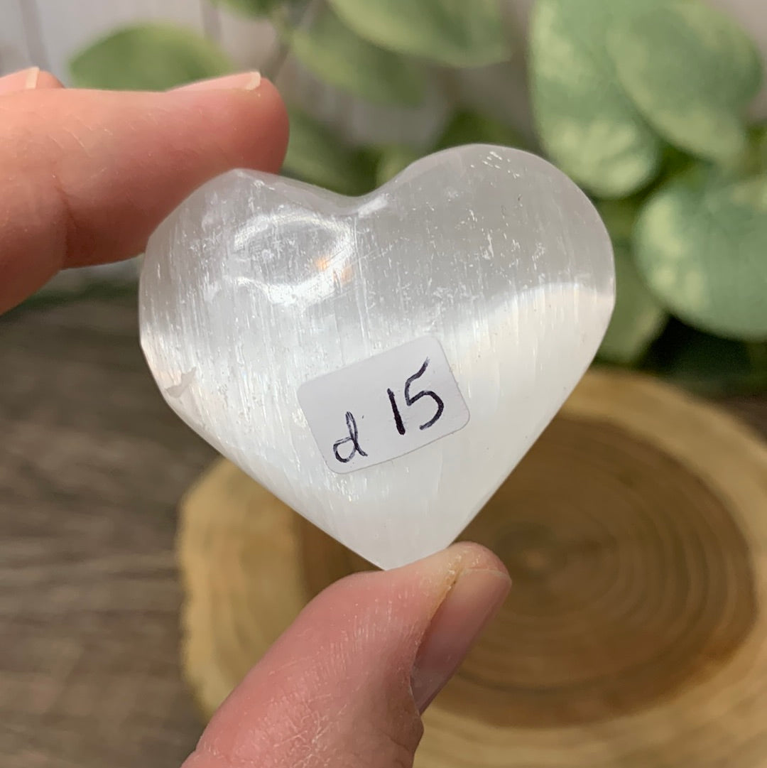 Selenite Hearts