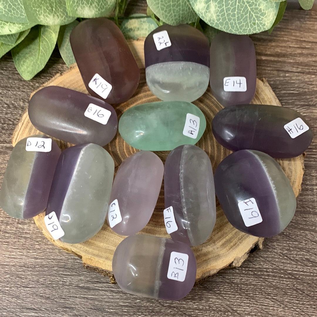 Fluorite Palm Stones