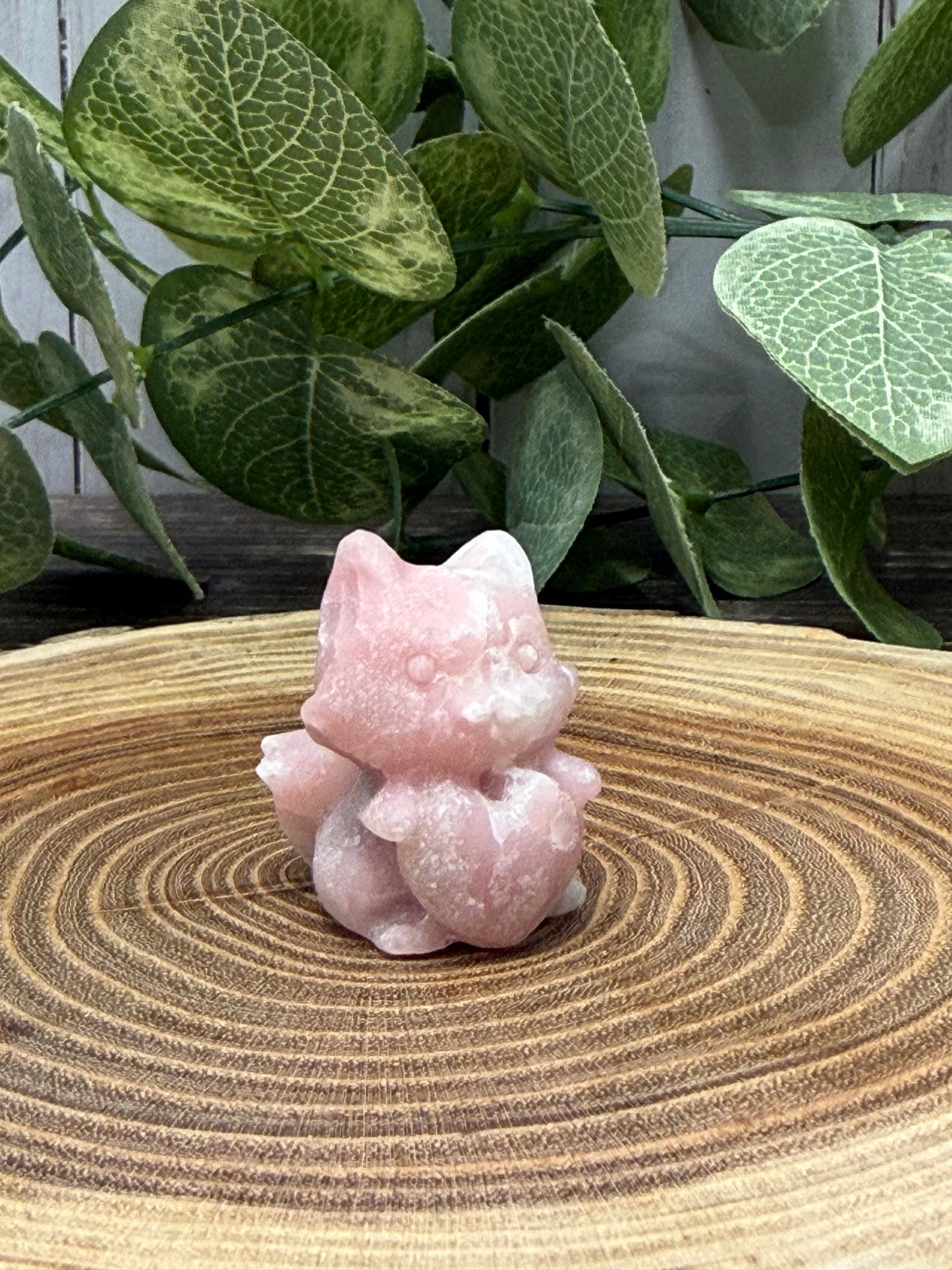 Small Nine Tailed Fox Carvings