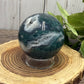 Moss Agate Spheres - Druzy