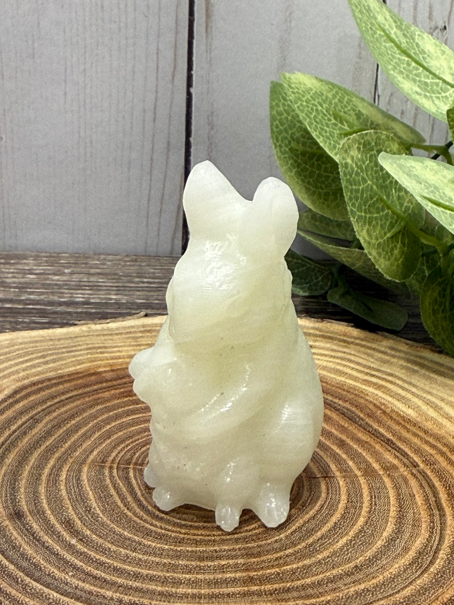 Rabbit Carving - Mom and Baby