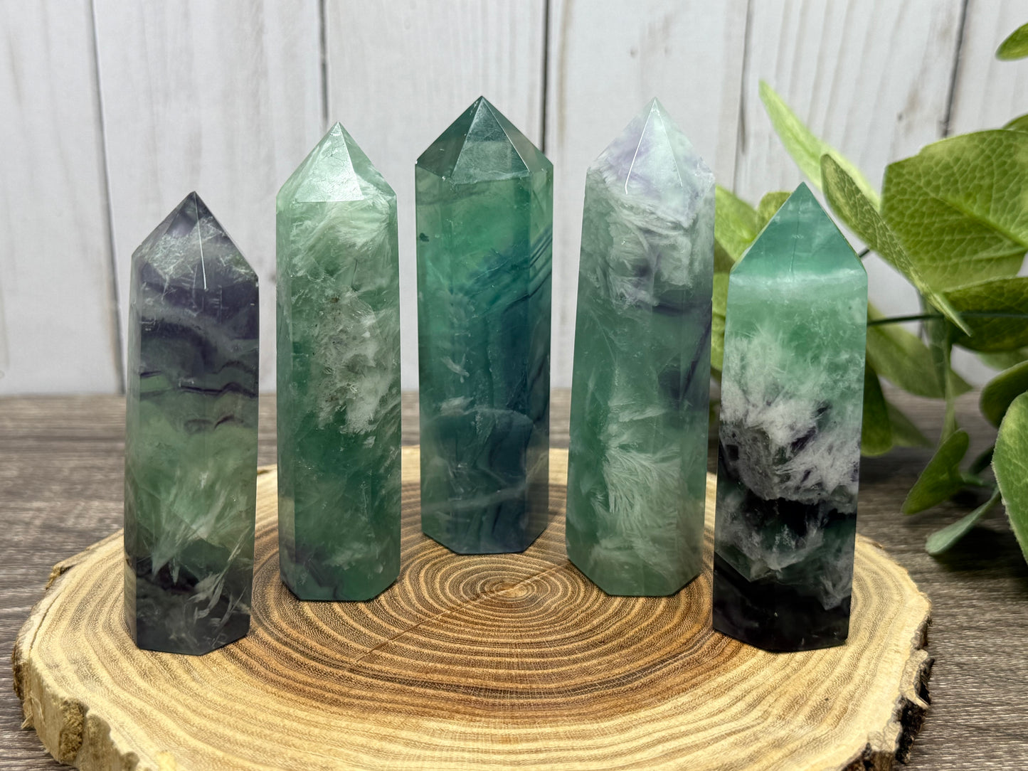 Snowflake/Feather Fluorite Towers