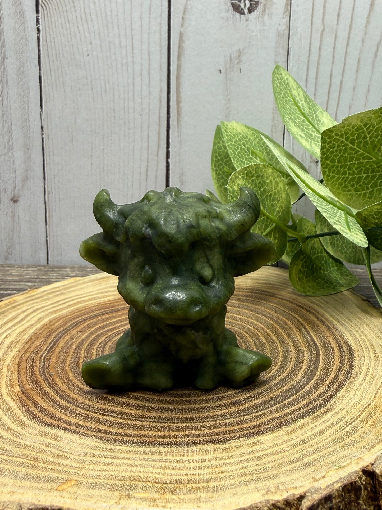 Hyland Cow Carvings - Sitting