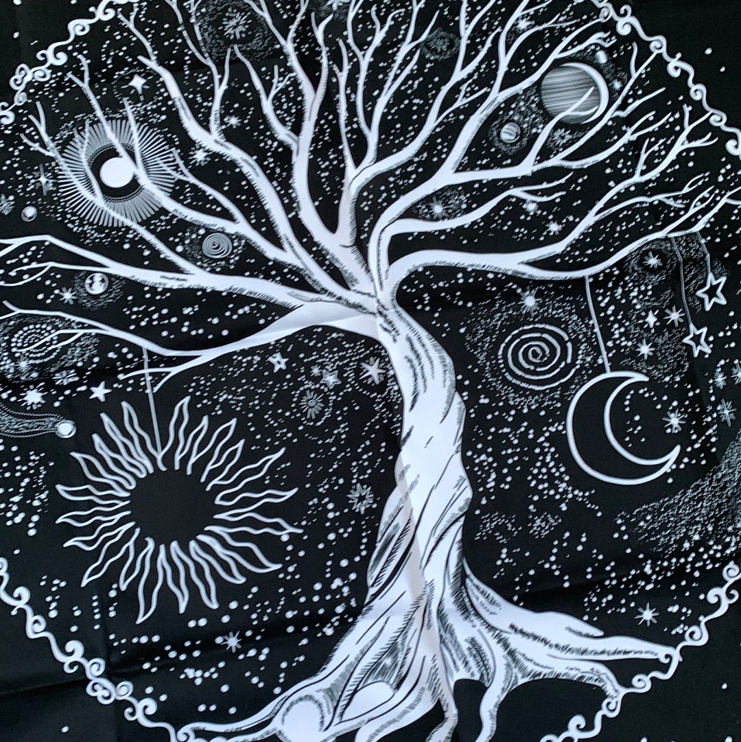 Tapestry -  Tree (Black & White)