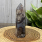Black Flower Agate Towers