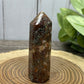 Moss Agate and Carnelian Mixed Tower