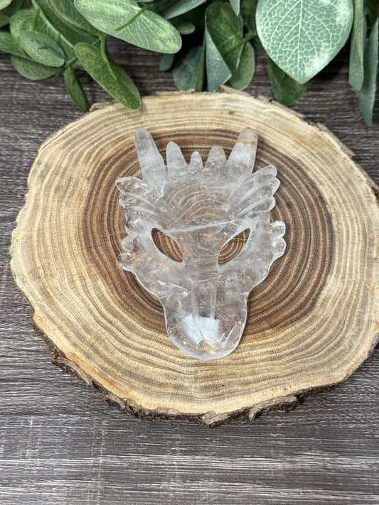 Dragon Mask Carvings