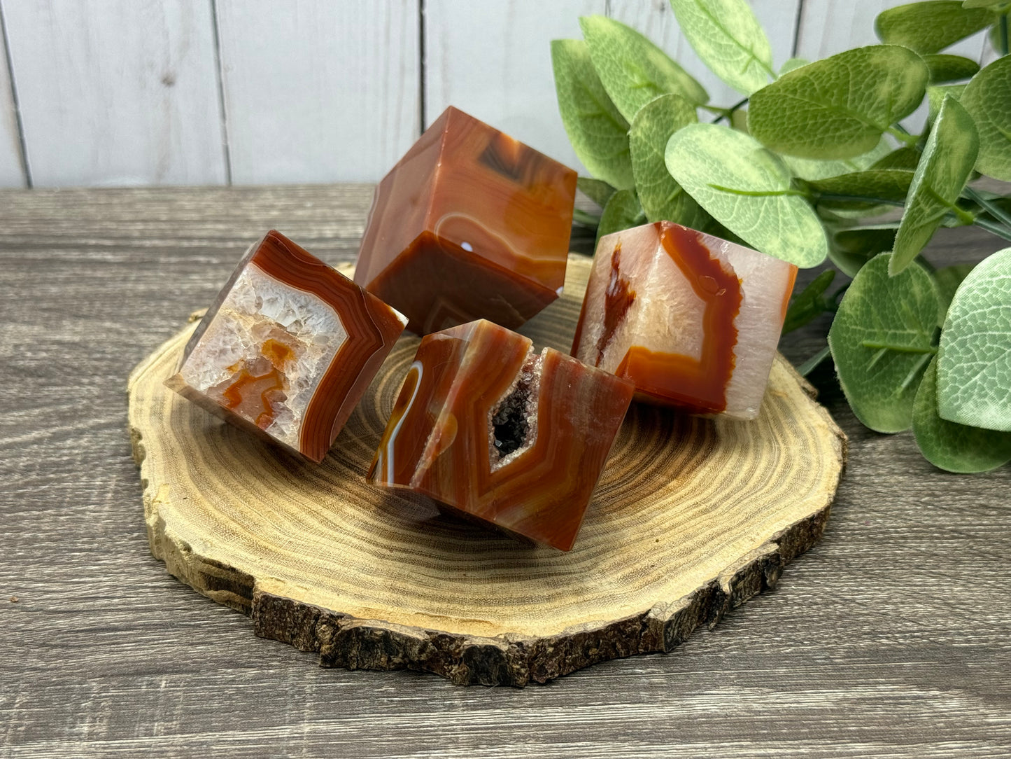 Carnelian Squares / Cubes