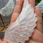 Small Selenite Wings with Stand