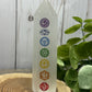 Chakra Carved Selenite Towers