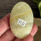 Pistachio Calcite Palm Stone