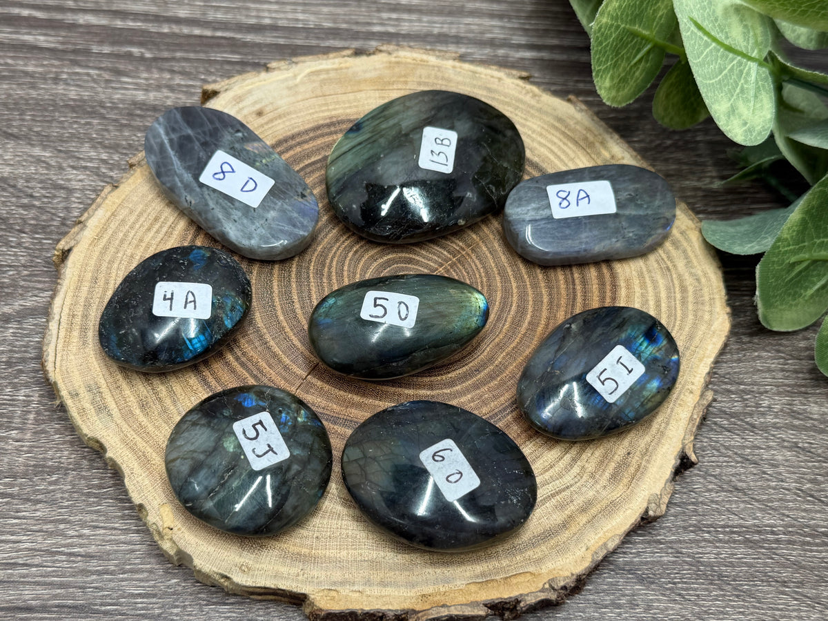Labradorite Palm Stones - small