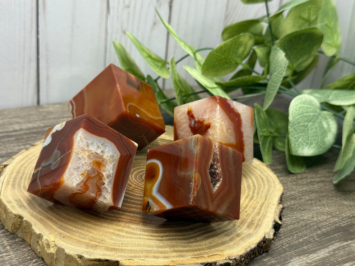 Carnelian Squares / Cubes