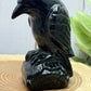 Obsidian Bird Carvings - Large and Medium