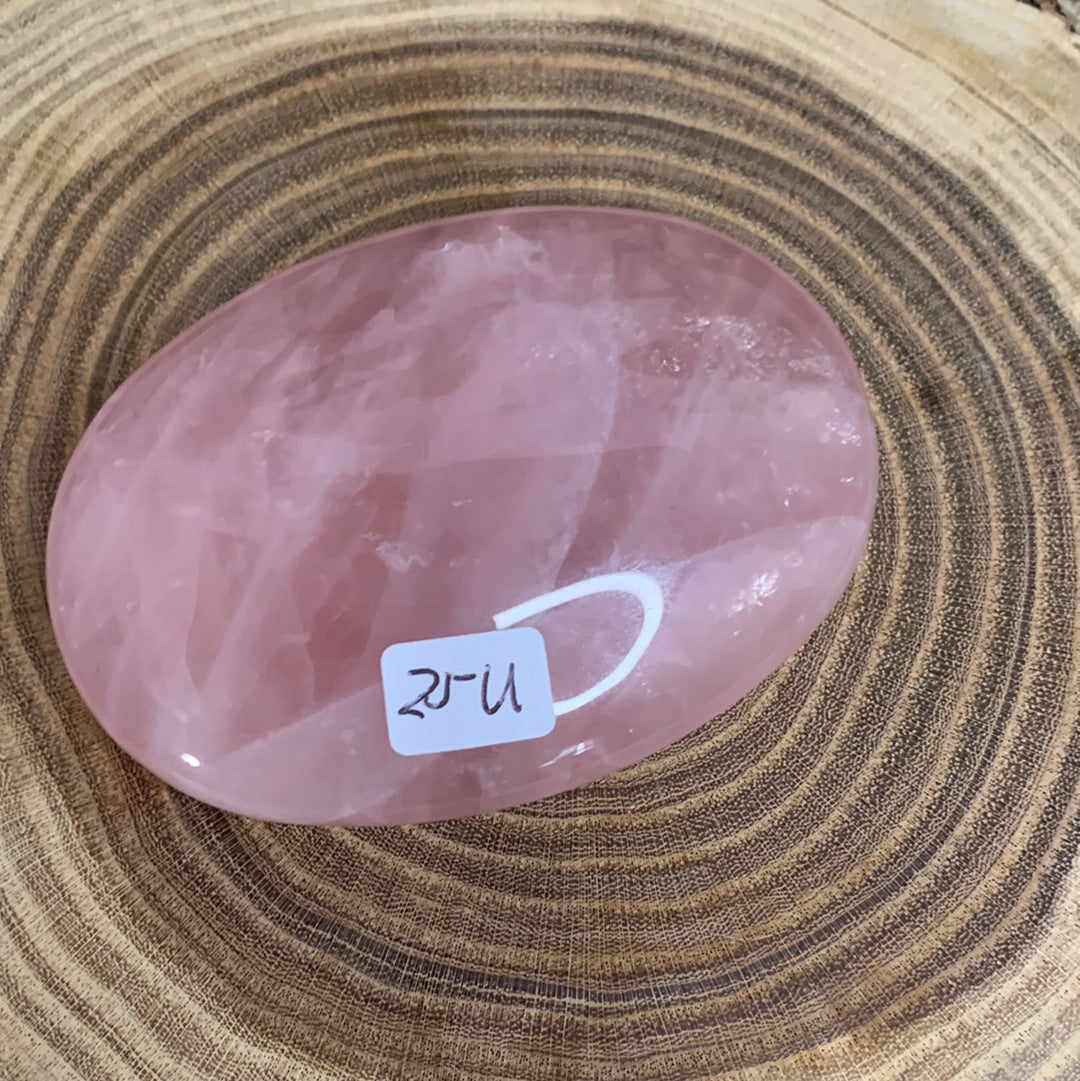 Rose Quartz Palm Stones