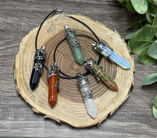 Flower Wrapped Pendant