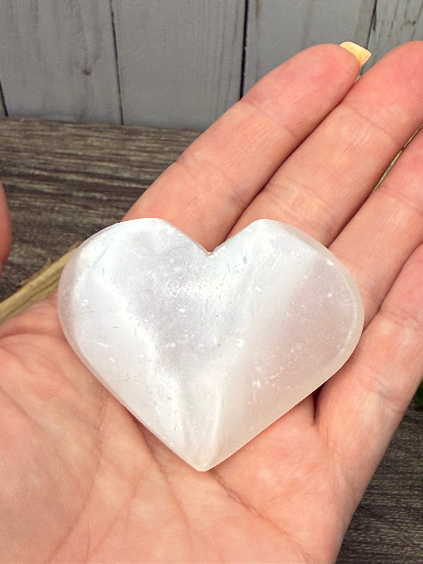Selenite Hearts