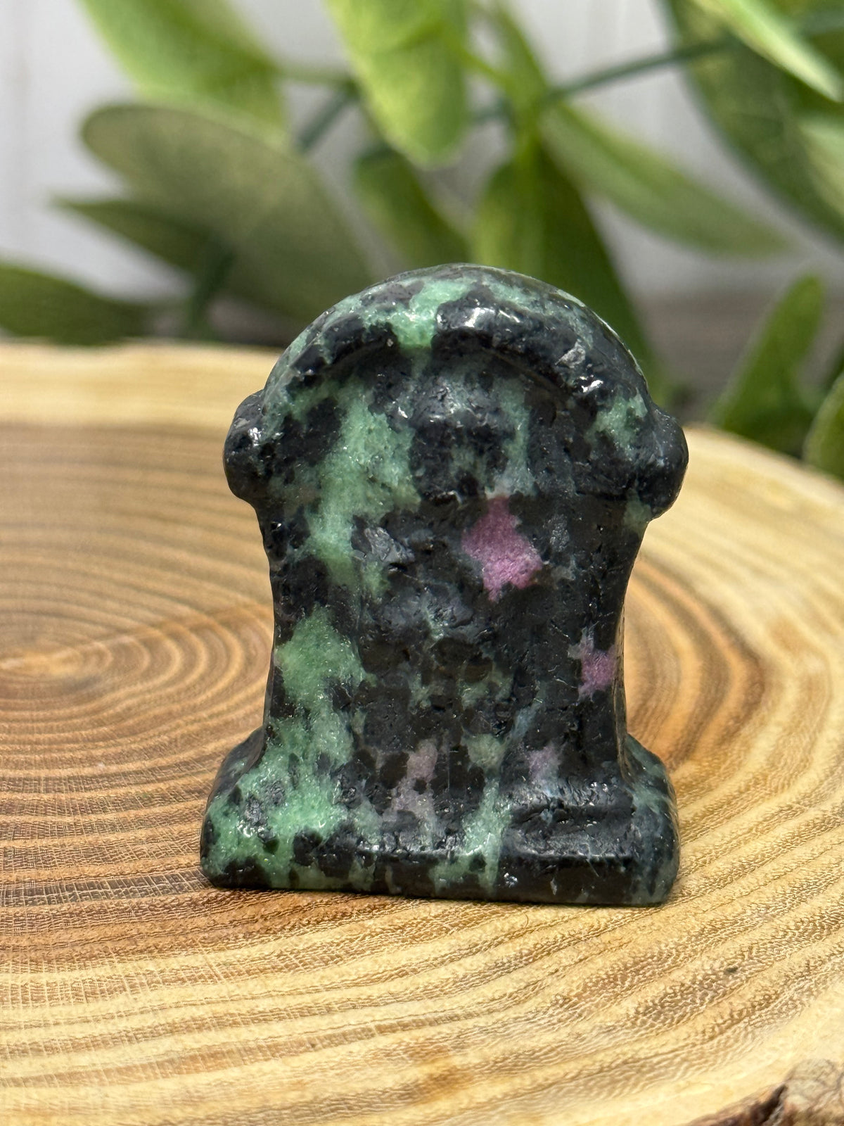 Tombstones / Head Stones with a Skull Engraved - Halloween Carving