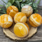 Orange Calcite Spheres