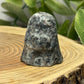 Crystal Ghost Carving Holding A Heart