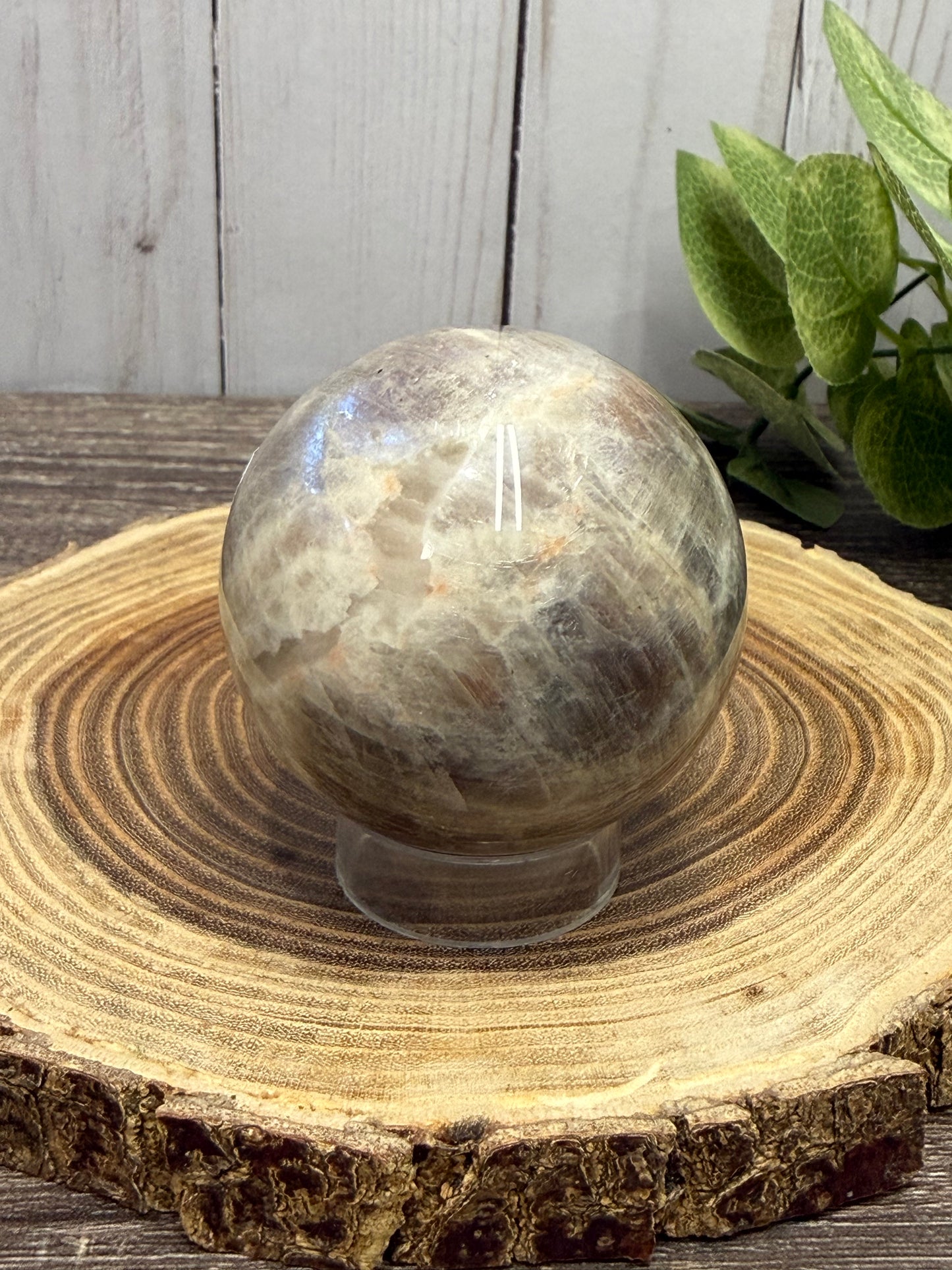 Grey Moonstone Sphere