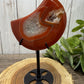 Carnelian Moons on Stands