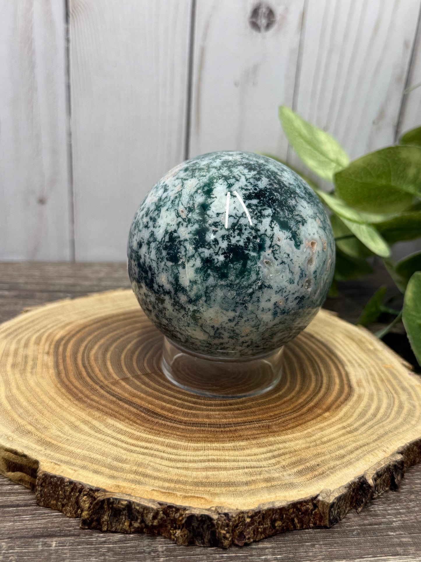 Moss Agate Spheres