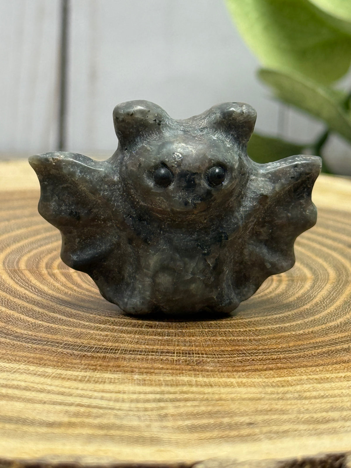 Crystal Bat Carving