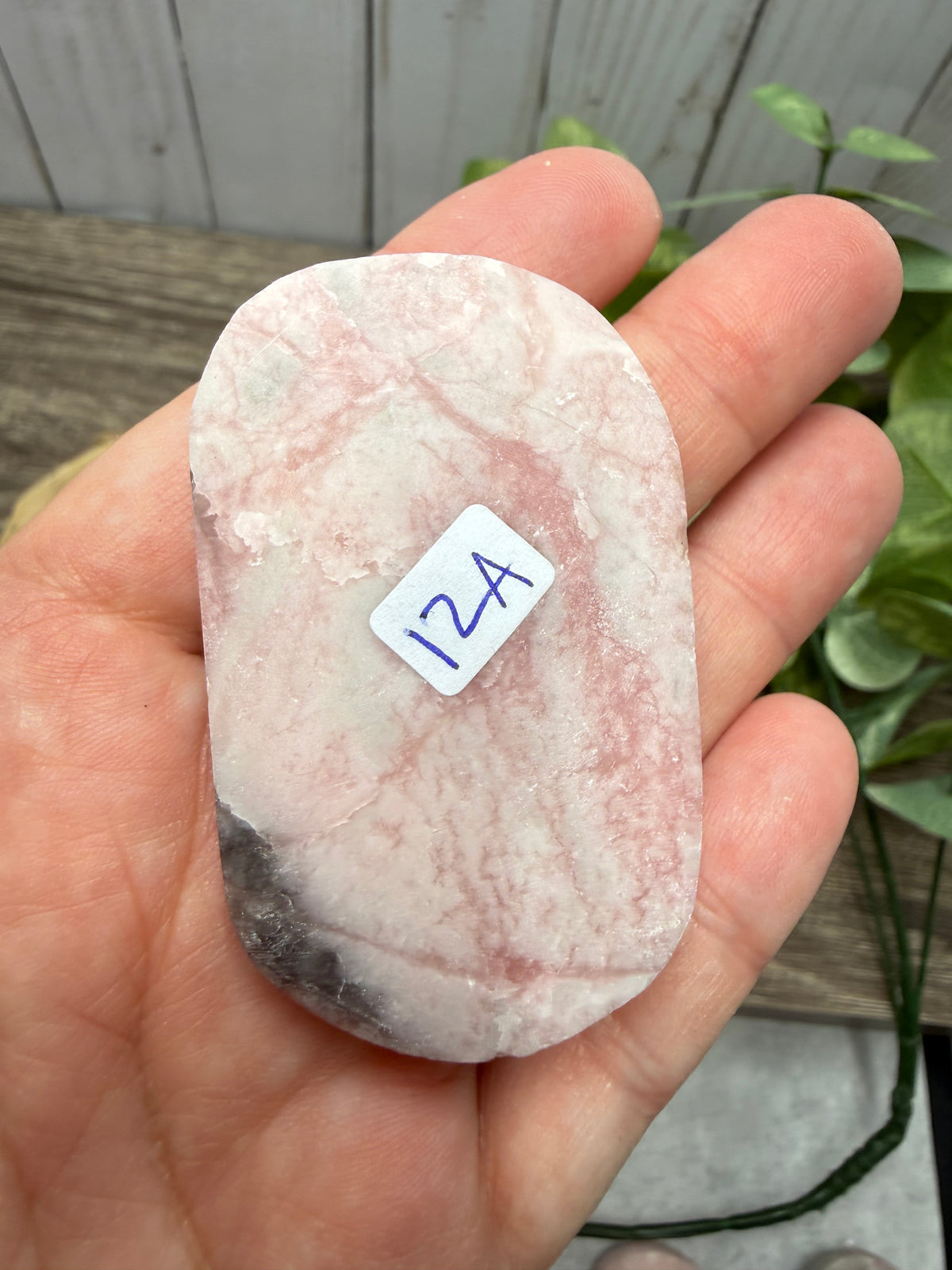 Pink Opal Palm Stones