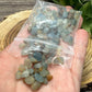 Blue Onyx Crystal Chip Bag