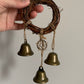 Witch Bells for Home Protection, Simple Style with 3 Bells & Pentacle Charm